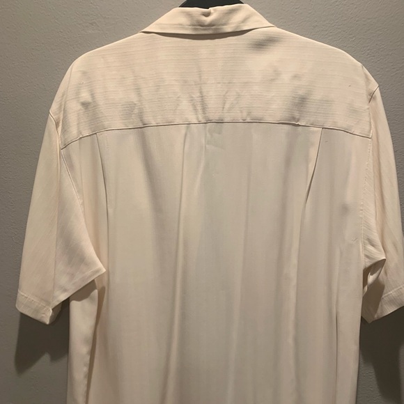 Tommy Bahama Off-White Casual Button Down Shirt - Picture 4 of 4